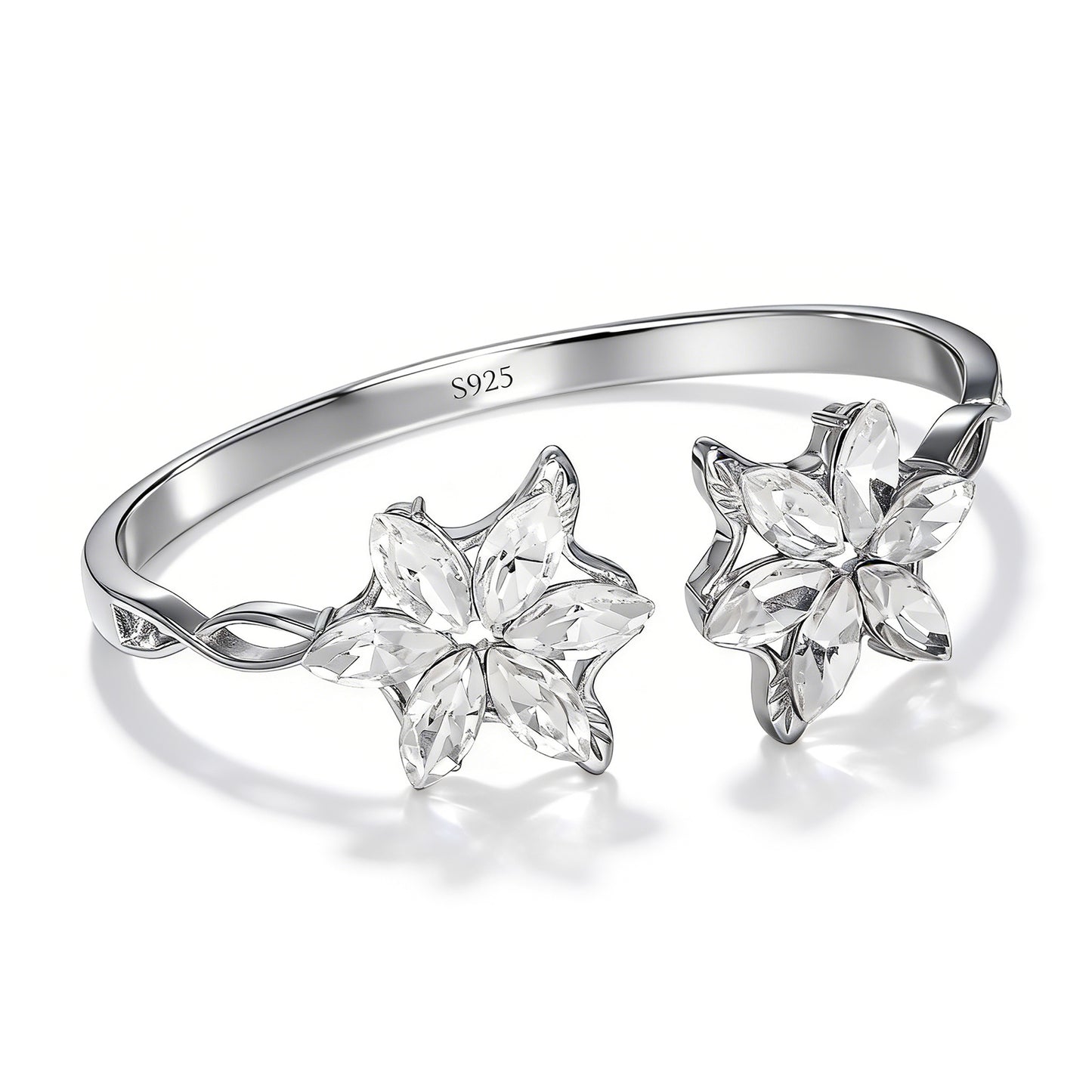 925 Sterling Silver Arwen Bracelet – Romantic Valentine’s Day Gift for Her, LOTR Elven Bangle Jewelry