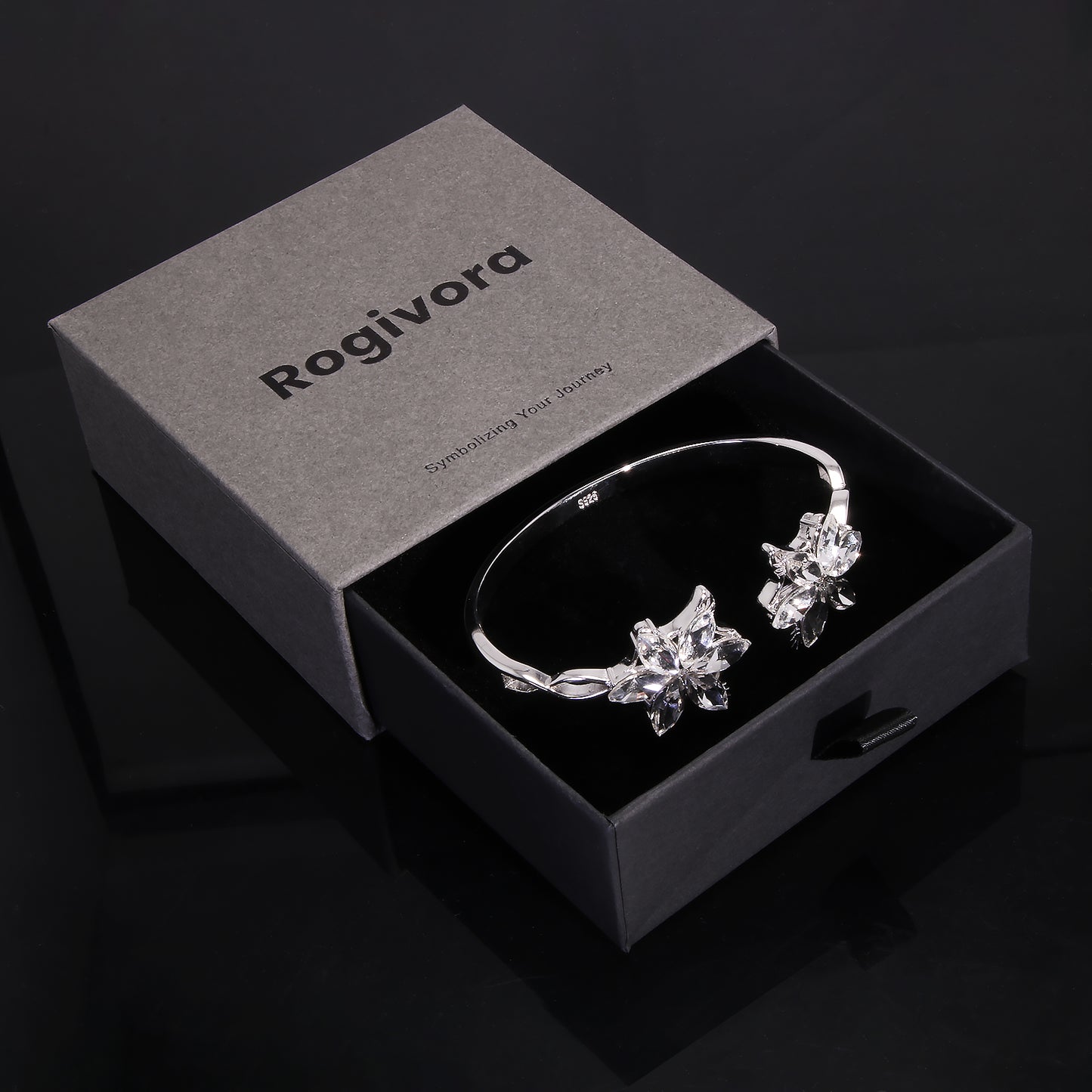 925 Sterling Silver Arwen Bracelet – Romantic Valentine’s Day Gift for Her, LOTR Elven Bangle Jewelry