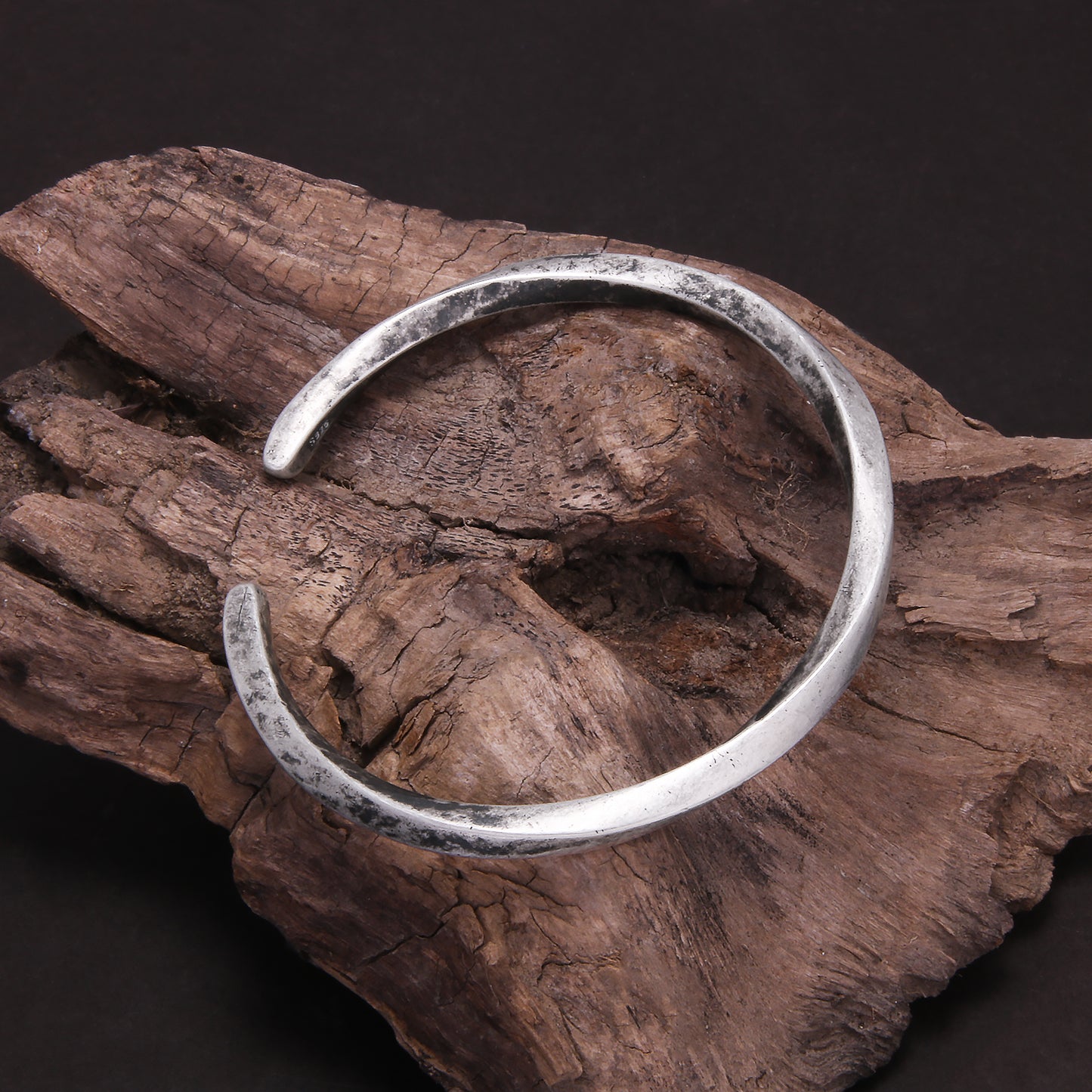 925 Sterling Silver Twisted Cuff Bracelet, Adjustable Open Cuff Bangle, Mobius-Style, Minimalist, Unisex Jewelry